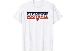 Clemson Tigers Football Tackle Logo Officially Licensed T-Shirt: Support Your Team in Style