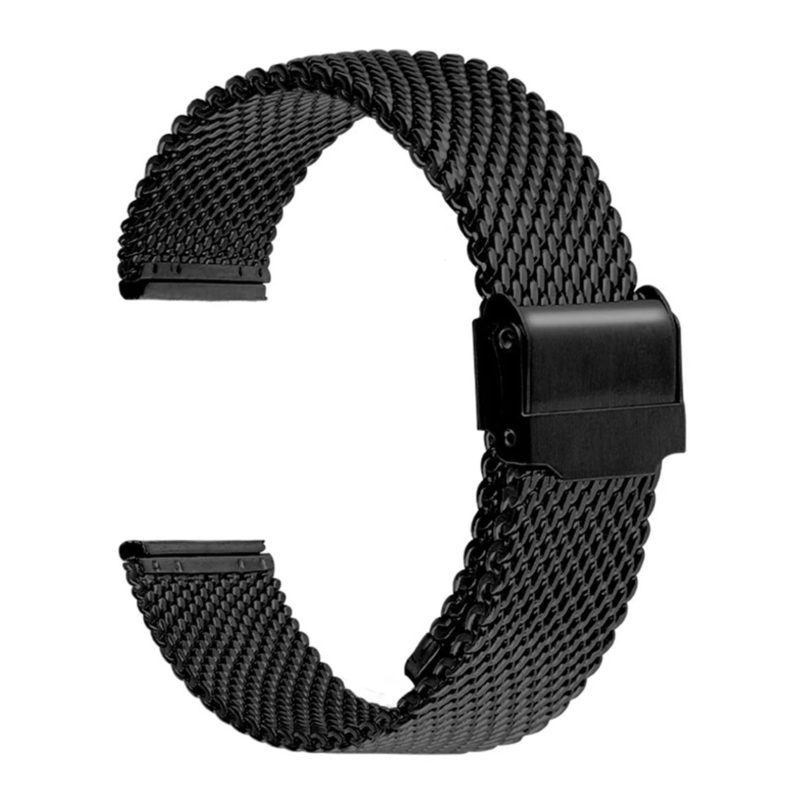 Bracciale in maglia milanese da 1,0 mm Orologio intelligente Braccialetti in acciaio inossidabile 18mm 20mm 22mm 24mm