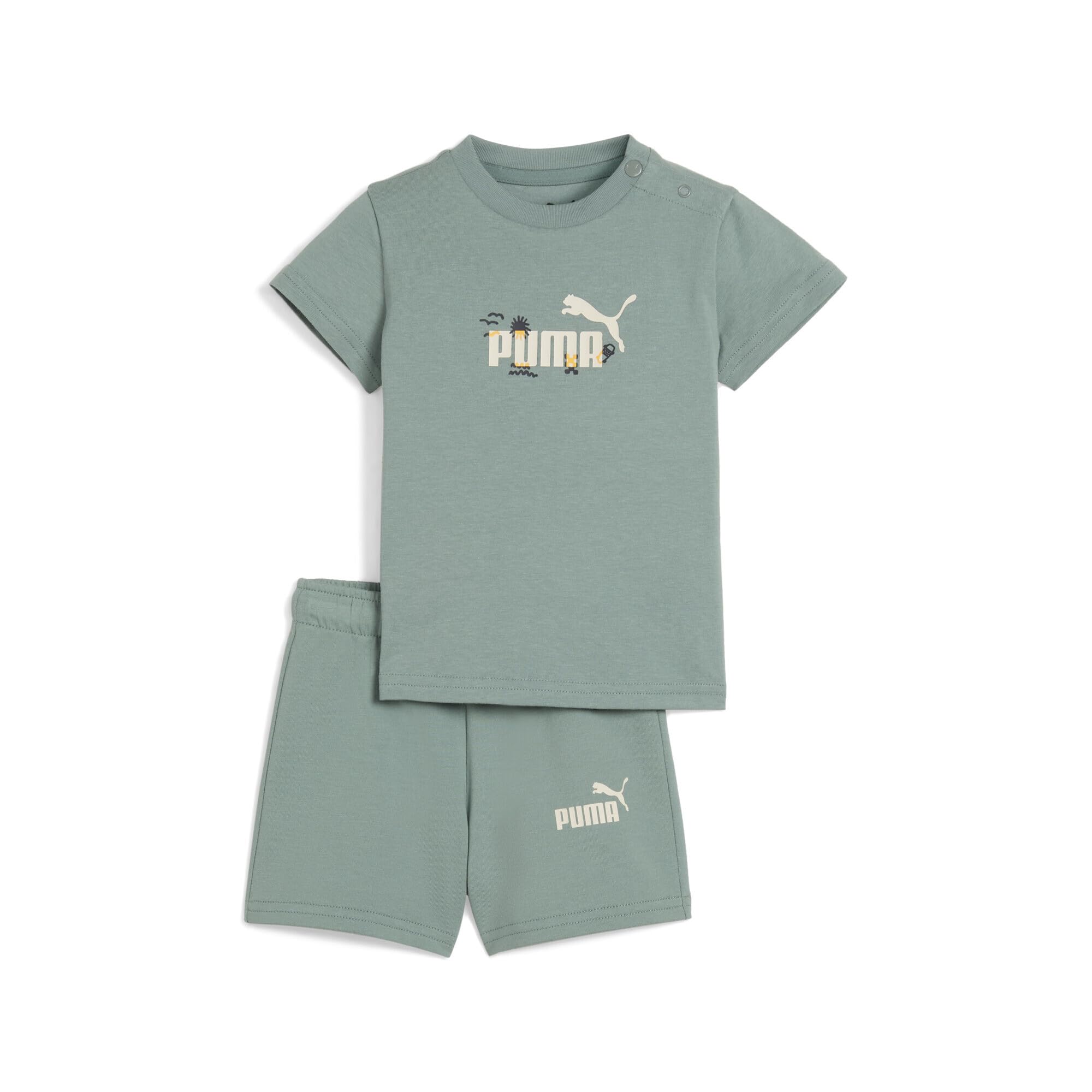 PUMA Minicats Sandy Adventures Tee And Shorts Set Inf Abiti lavorati a maglia Unisex - Bimbi 0-24