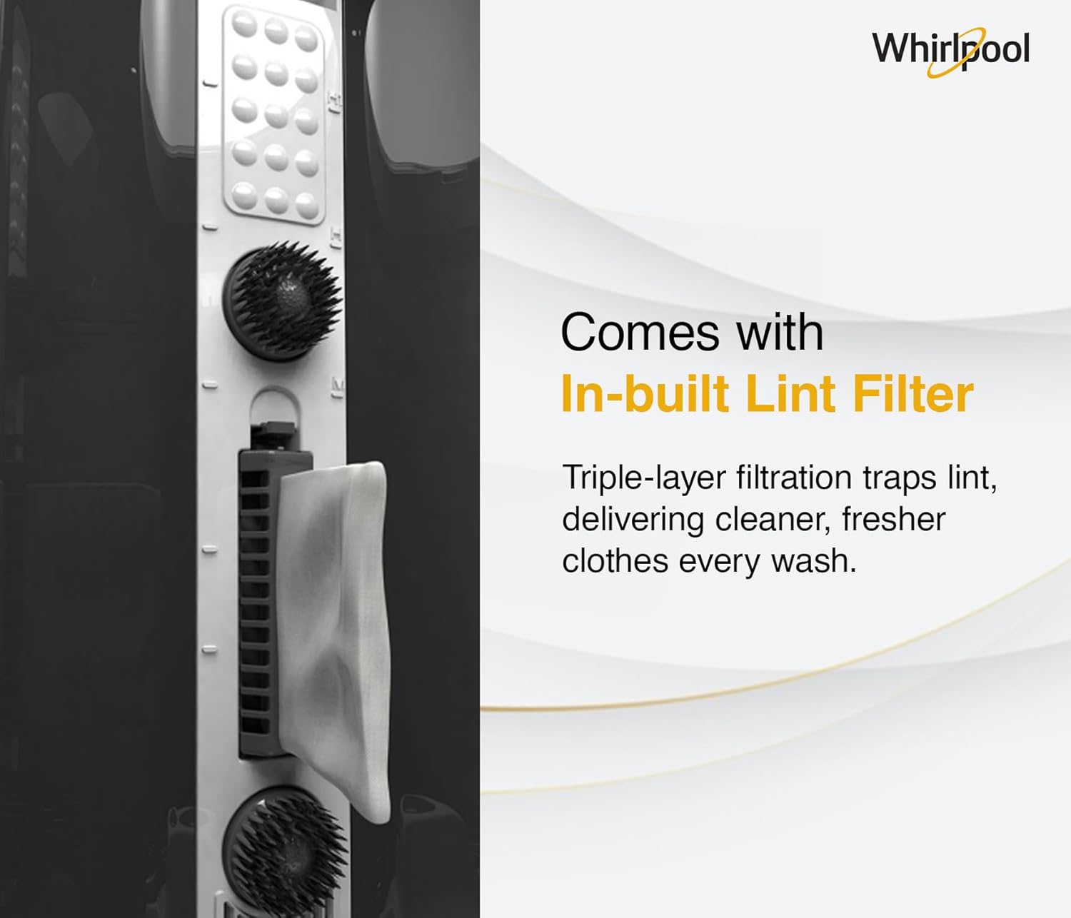 614BhwT8dsL SL1500 Whirlpool 8.5 kg 5 Star Semi-Automatic Top Loading Washing Machine (MAGIC CLEAN 8.5 GREY DAZZLE,2x Drying Power) - MSDeals