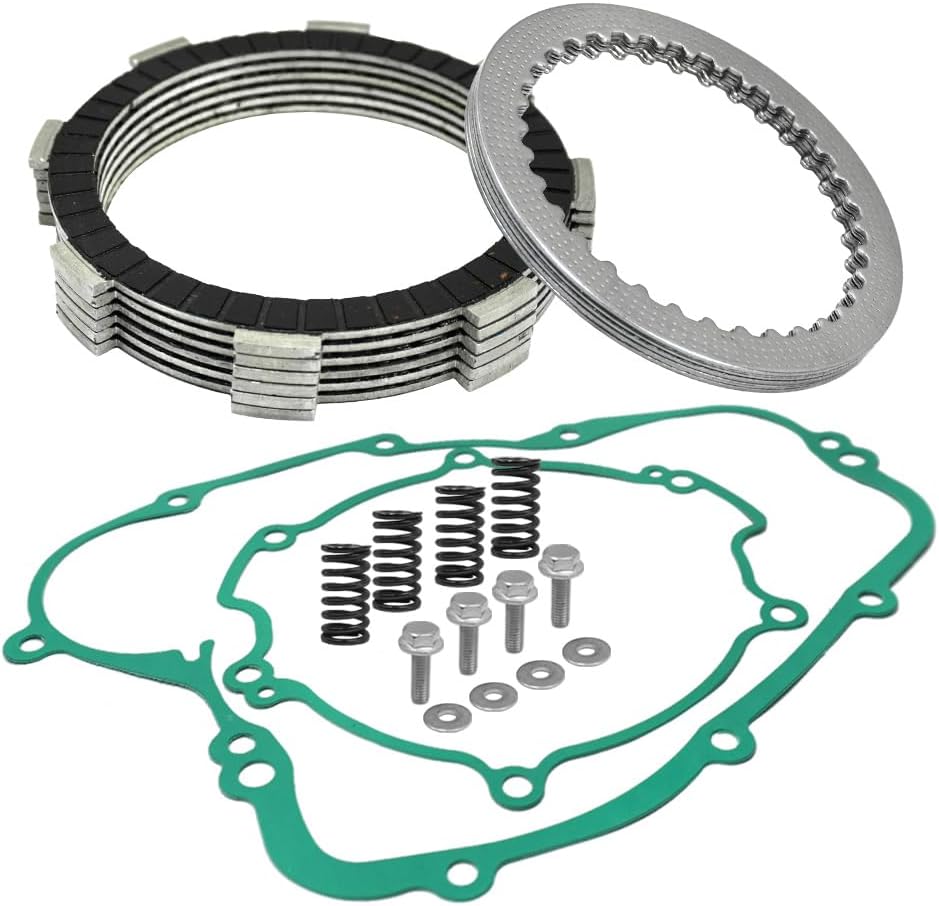 Clutch Kit & Frction Steel Plates & Gasket for Kawasaki KX80 KX85 KX100 KX112 1998-2024 OEM# 13088-1016 13089-1120