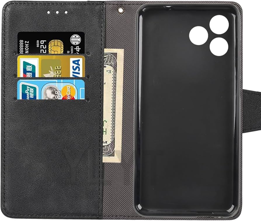 Amazon.com: HsinchuTien Magnetic Clasp Blue Flip Leather TPU
