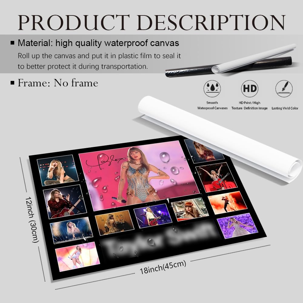 LEKAI Female Singer Poster For Fans Kids Room Bedroom Wall Decor-Female Singer'S Music Signed Posters Canvas Prints Picture For Teen Boy Girls Gifts — view 6