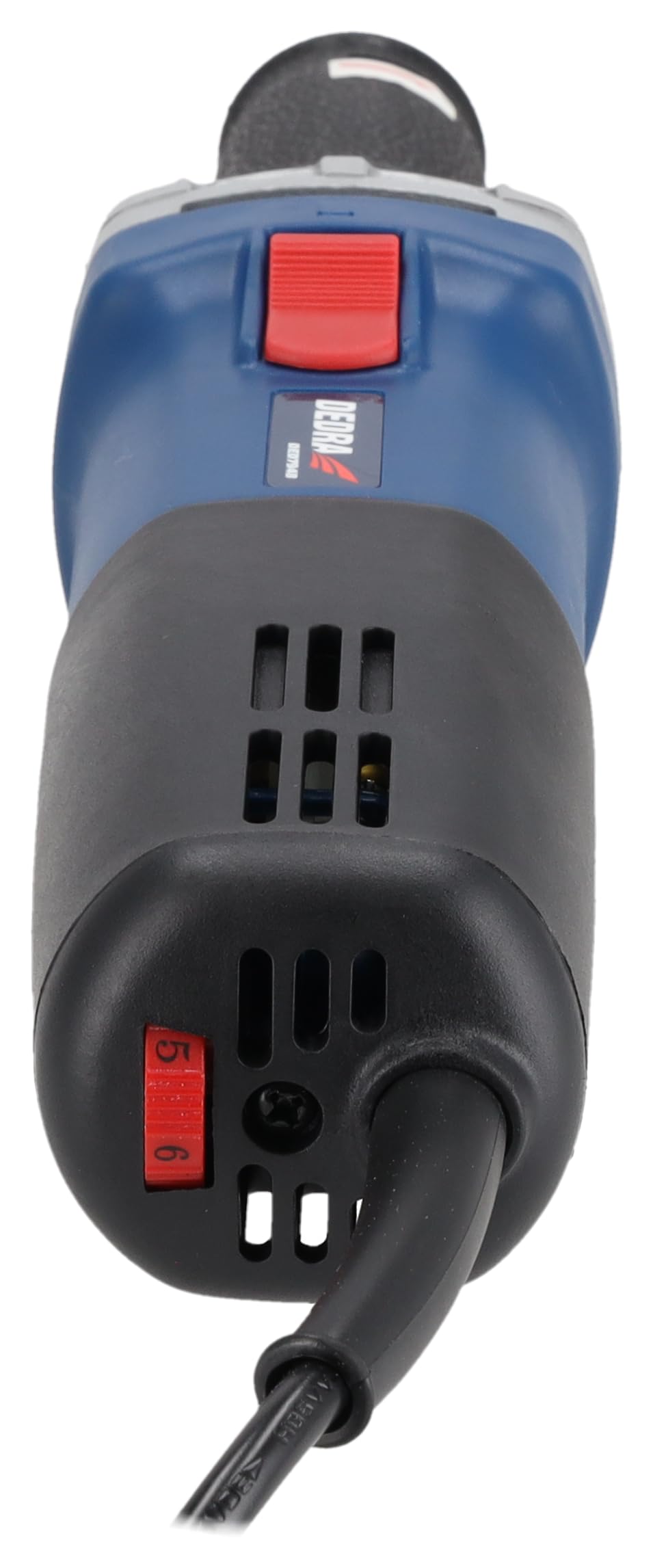 DEDRA Meuleuse Droite 550W - Pince de Serrage 6mm - Vitesse Variable (7000-34000 tr/min) - Outil Rotatif Filaire pour Meulage, Polissage, Gravure et Ébavurage du Métal