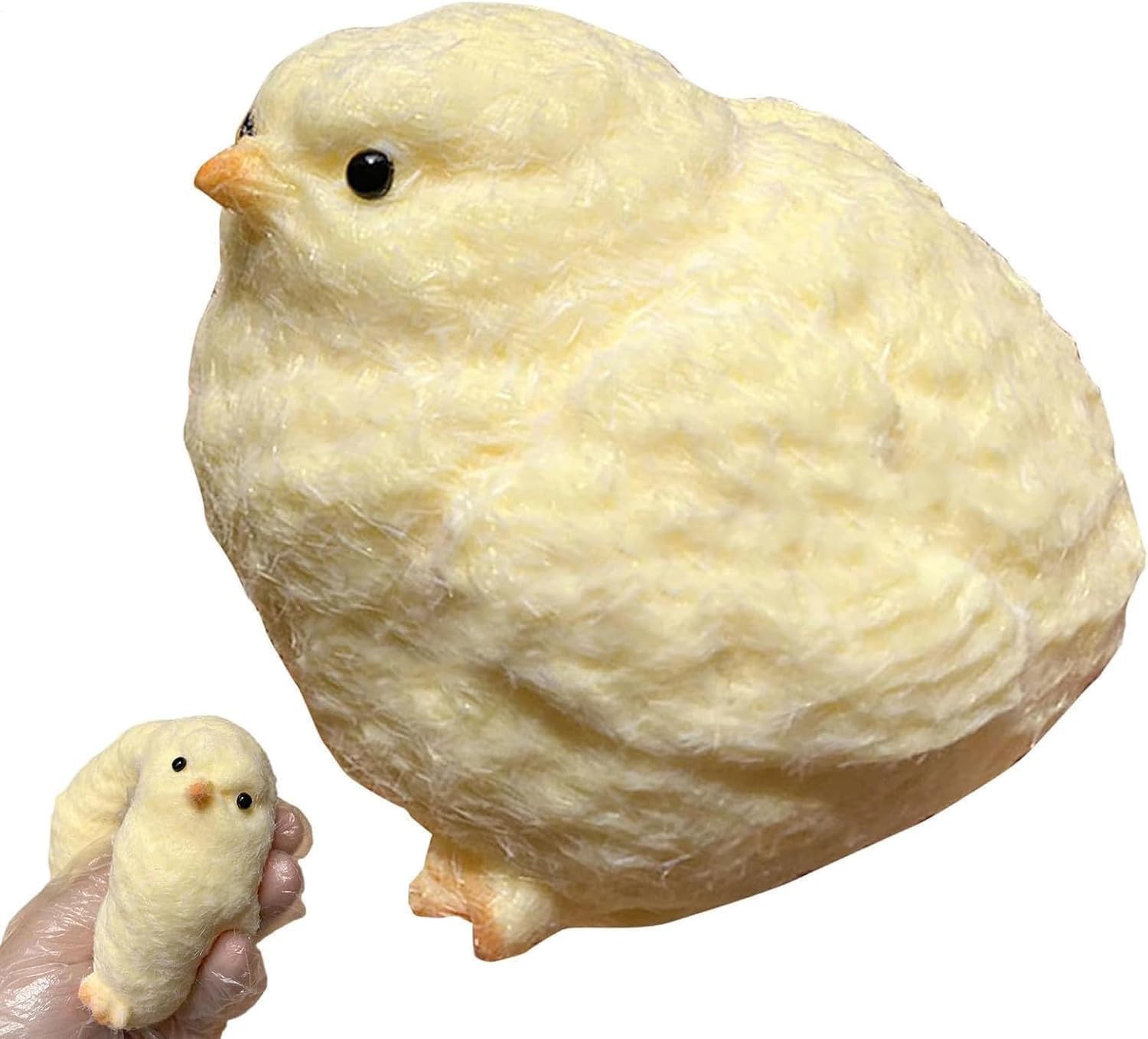 Silicone Chicken Squishy Toys | سكوشي Cute Chick Squeeze Fidget Toys | Handmade Ultra Squishy Chicken Stress Relief Toys | Soft Chicks Stress Ball Sensory Toys Party Favors for Adults & Kids