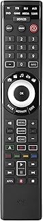 One for All URC7880 Universal Smart Remote Control up to 8 Devices with Free Setup App - Easy Learning Feature - Infrared Connectivity Technology and 3 Shortcut App Keys – Black