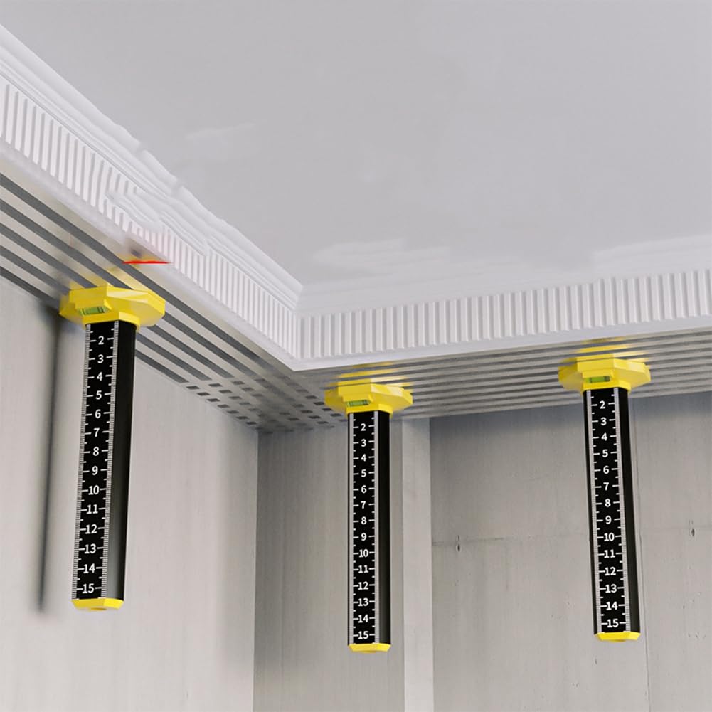 Règle De Nivellement En 4 Parties - Règle Double Face Pour Plafond Et Carrelage - Outil De Nivellement Précis