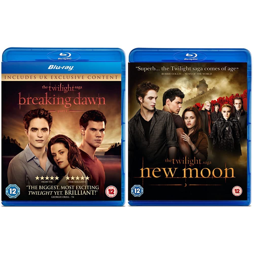The Twilight Saga: Breaking Dawn - Part 1 (Single Disc) [Blu-ray] & The Twilight Saga: New Moon [Blu-ray]