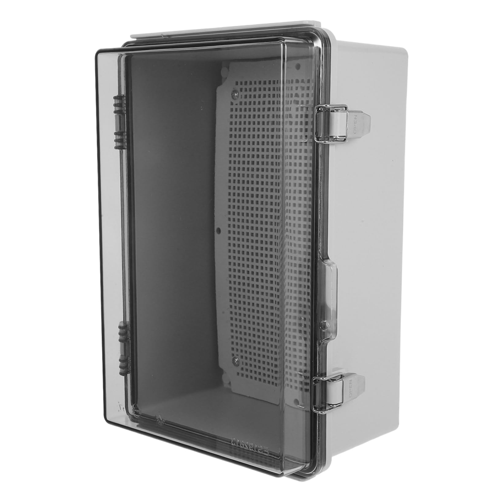 Caja de Conexiones de Cables para Exteriores Ip67 Abs con Placa | Montaje, Blanco con Tapa Translúcida, para Oficinas y Proyectos Eléctricos Comerciales