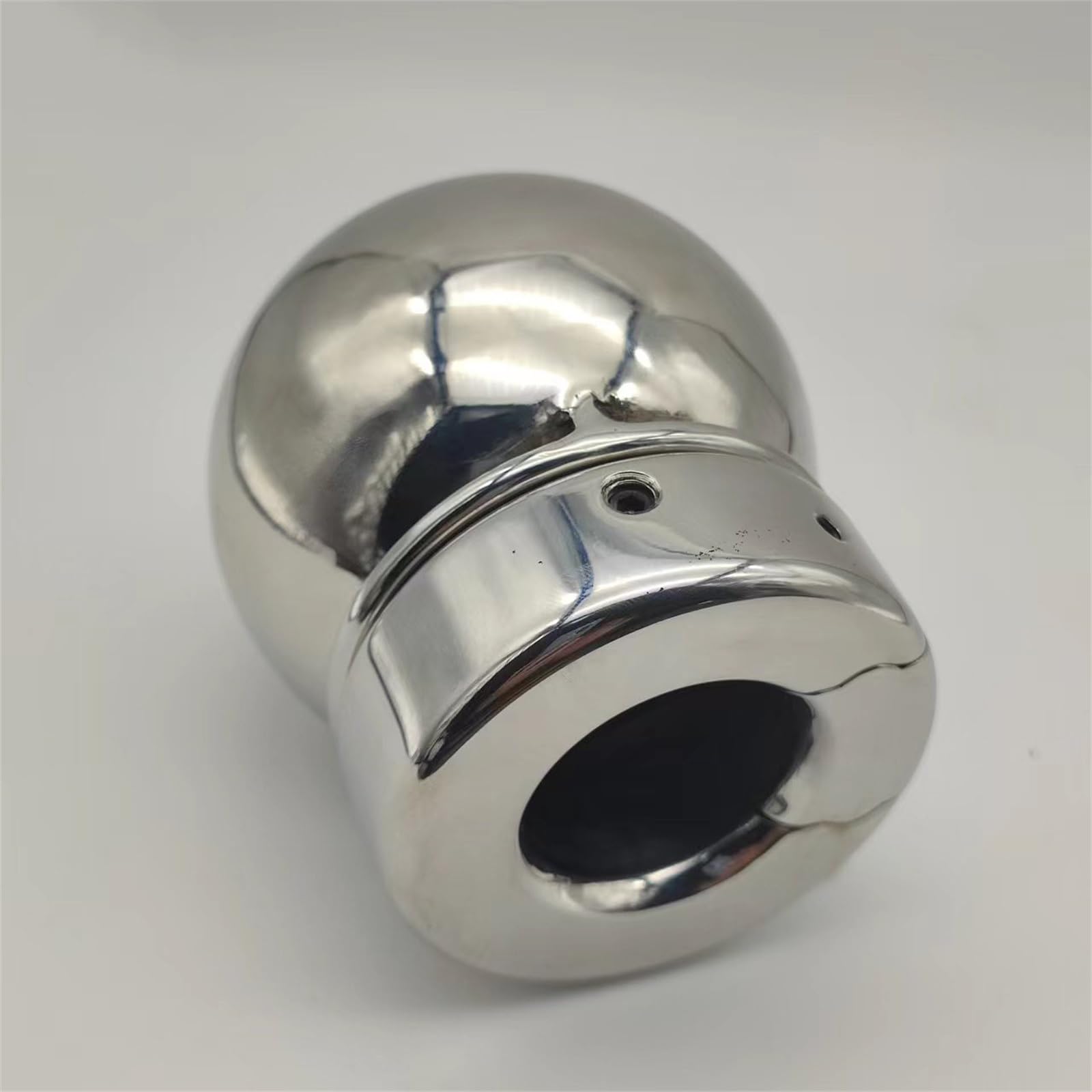 Schwerer Edelstahl Hodenring CBT Ball Stretcher Metall Hodensack Dehnen Hoden Anhänger Hodengewicht Cock Ringe Penistraining Ejakulation verzögern SM Erotik Bondage Sexspielzeug for Männer