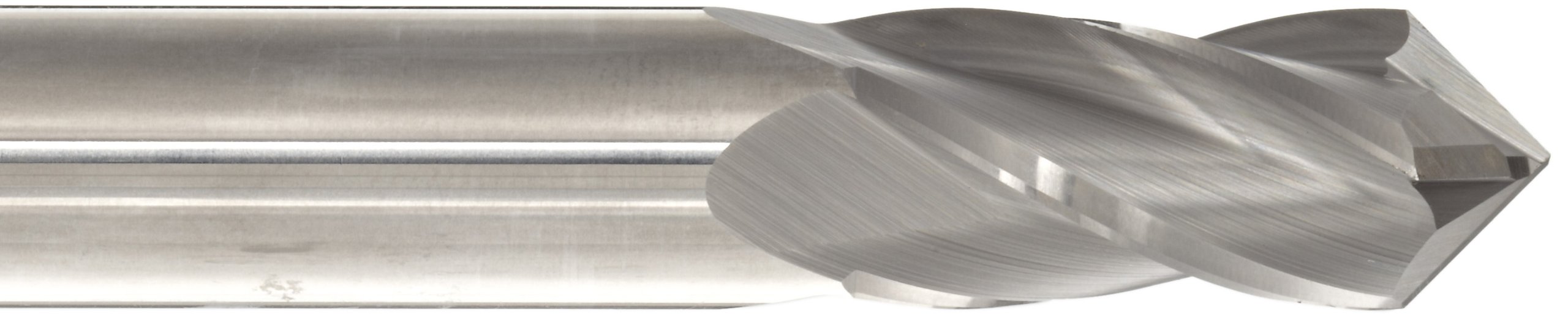 Melin Tool CCMG-DP Carbide Micro Drill Mill, Uncoated (Bright) Finish, 30 Deg Point Angle, 4 Flutes, 1.5