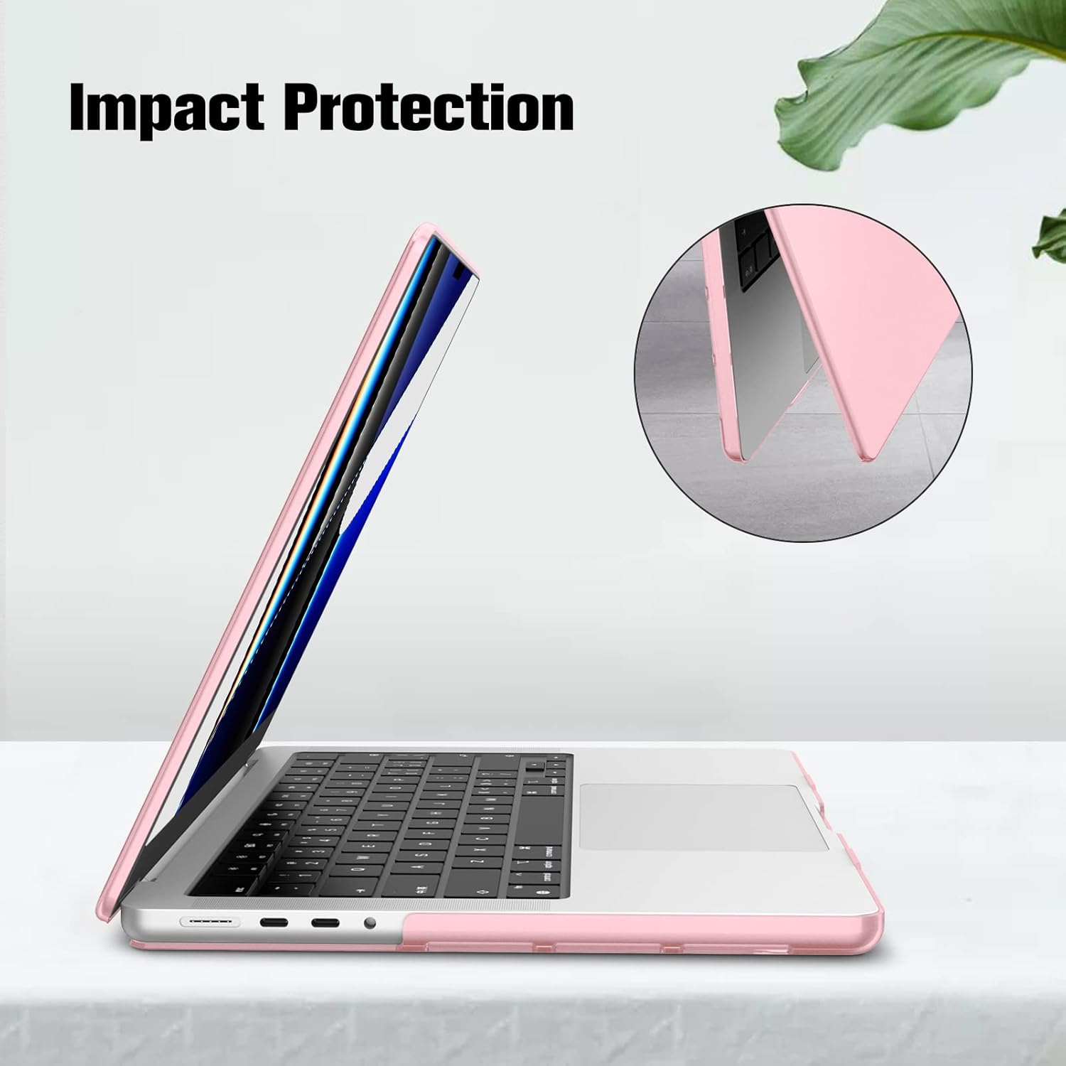 Fintie Case for MacBook Pro 14 Inch A3434 A3112 A3185 A3401 A2992 A2918 A2779 A2442 (2021-2025) - Snap On Hard Shell Cover for MacBook Pro 14" M5/M4/M3/M2/M1 Pro/Max Chip, Frost Pink - Image 6