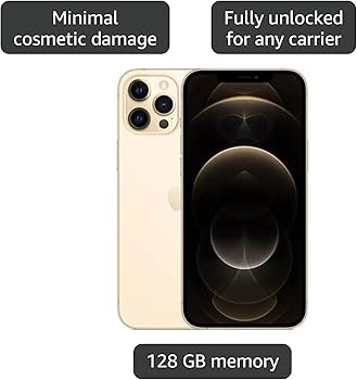 Amazon.com: Apple iPhone 12 Pro Max 5G, US Version, 256GB, Gold