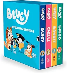 Bluey Pequena Biblioteca da Bluey - Box com 4 livrinhos