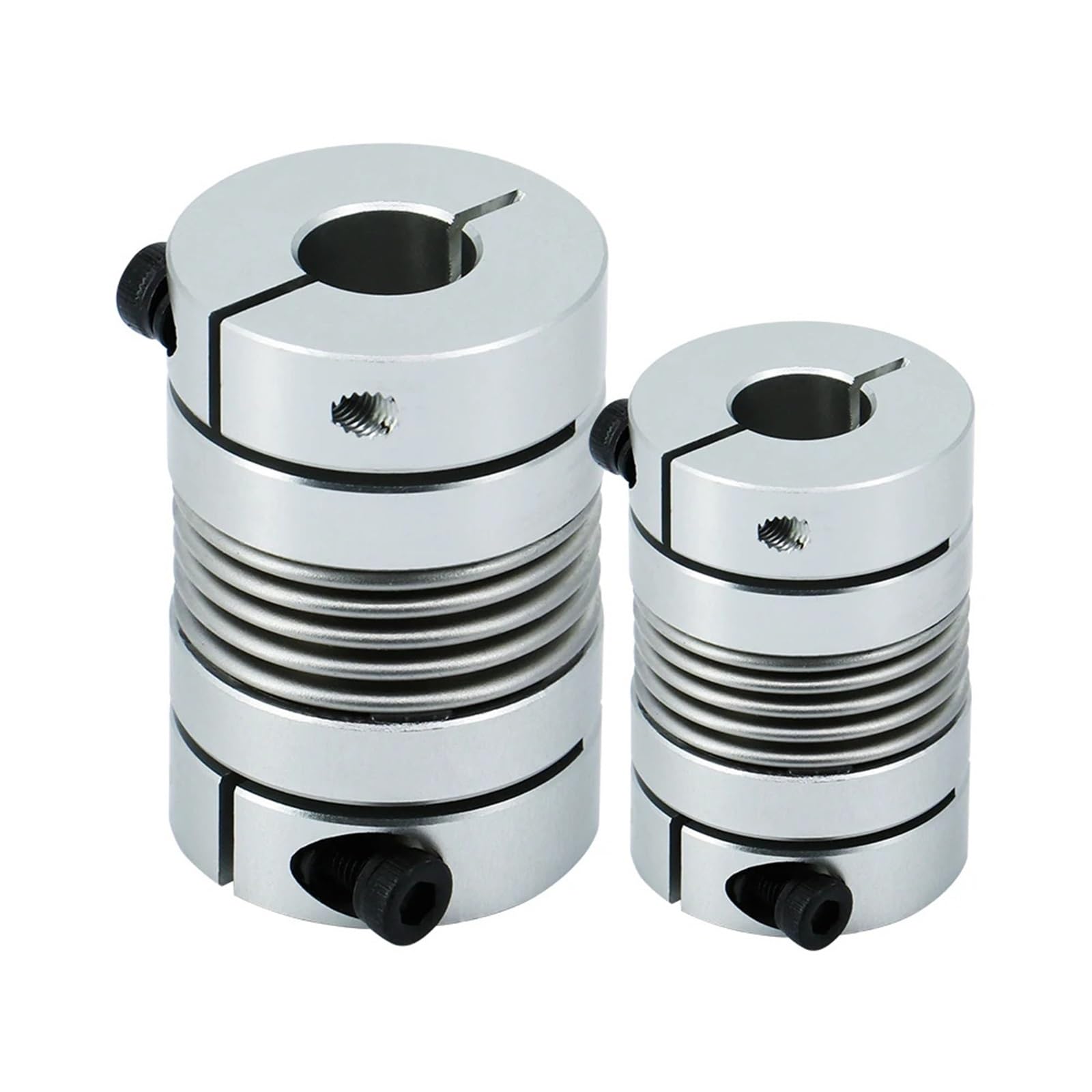 1 szt. LB-B- D20L34 sprzęgło mieszkowe ze stopu aluminium enkoder serwo krok po kroku sprężyna śrubowa elastyczne złącze elastyczne do CNC(5x5)