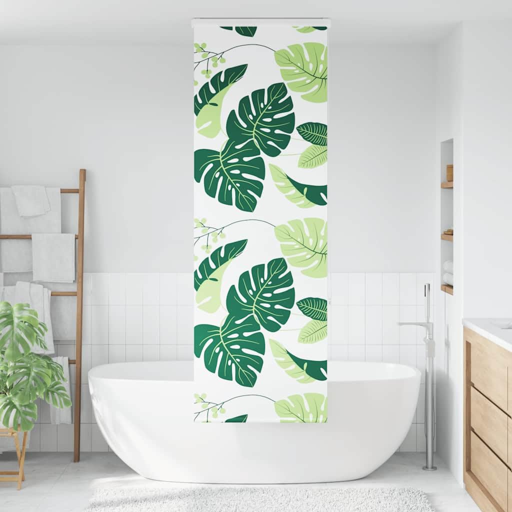 Rideau de douche avec caisse imperméable 80x240cm pour remplacer la paroi vitrée sans travaux