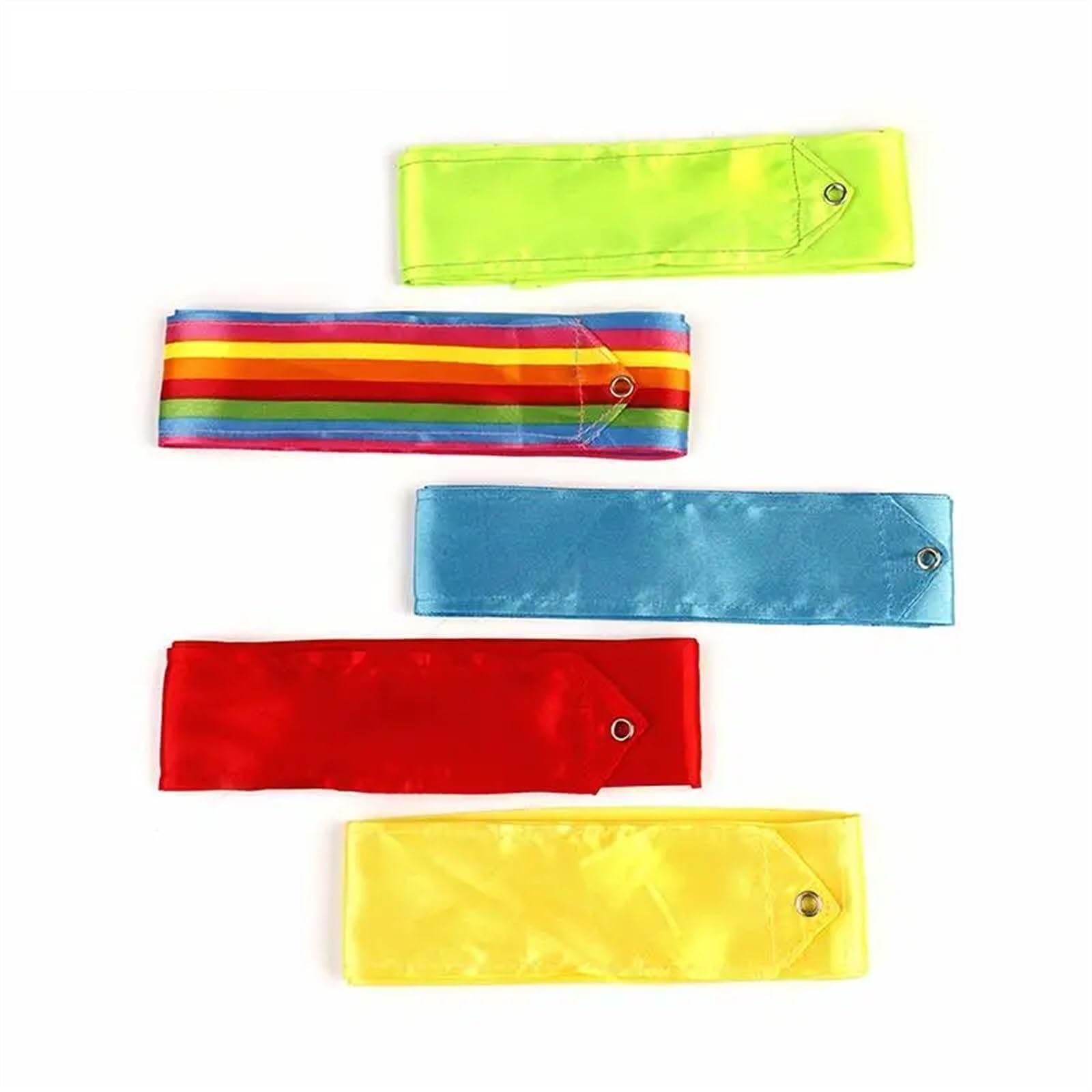 Bacchetta da Ballo con Nastro, 6m Nastri da Palestra Colorati Nastro da Danza Arte Ritmica Ginnastica Balletto Streamer Asta Girevole Bastone Allenamento(Multicolor)