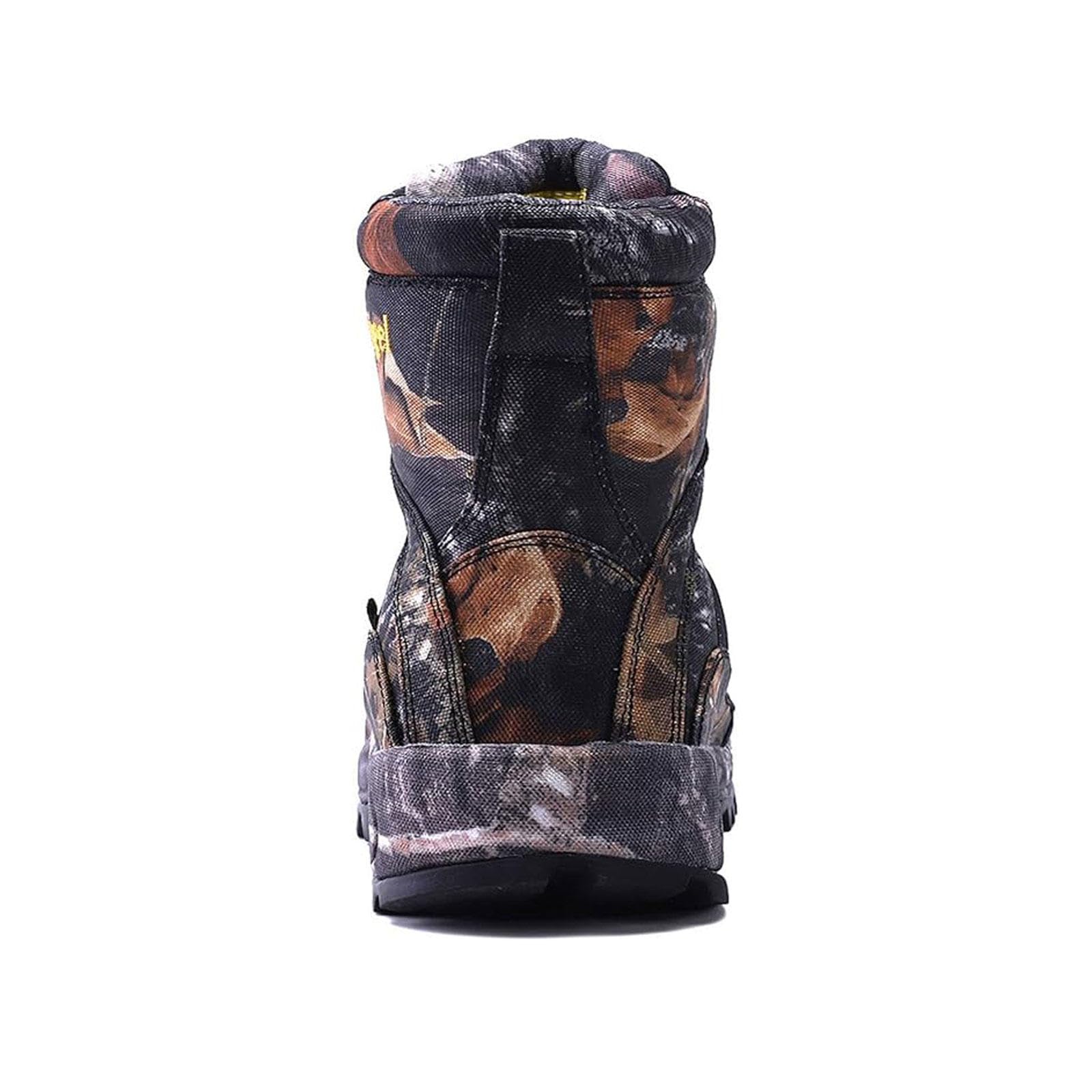 Neu Bottes de chasse imperméables pour hommes avec motif camouflage, bottes tactiques militaires, chaussures d'extérieur respirantes et antidérapantes, bottes de jungle légères,C-43