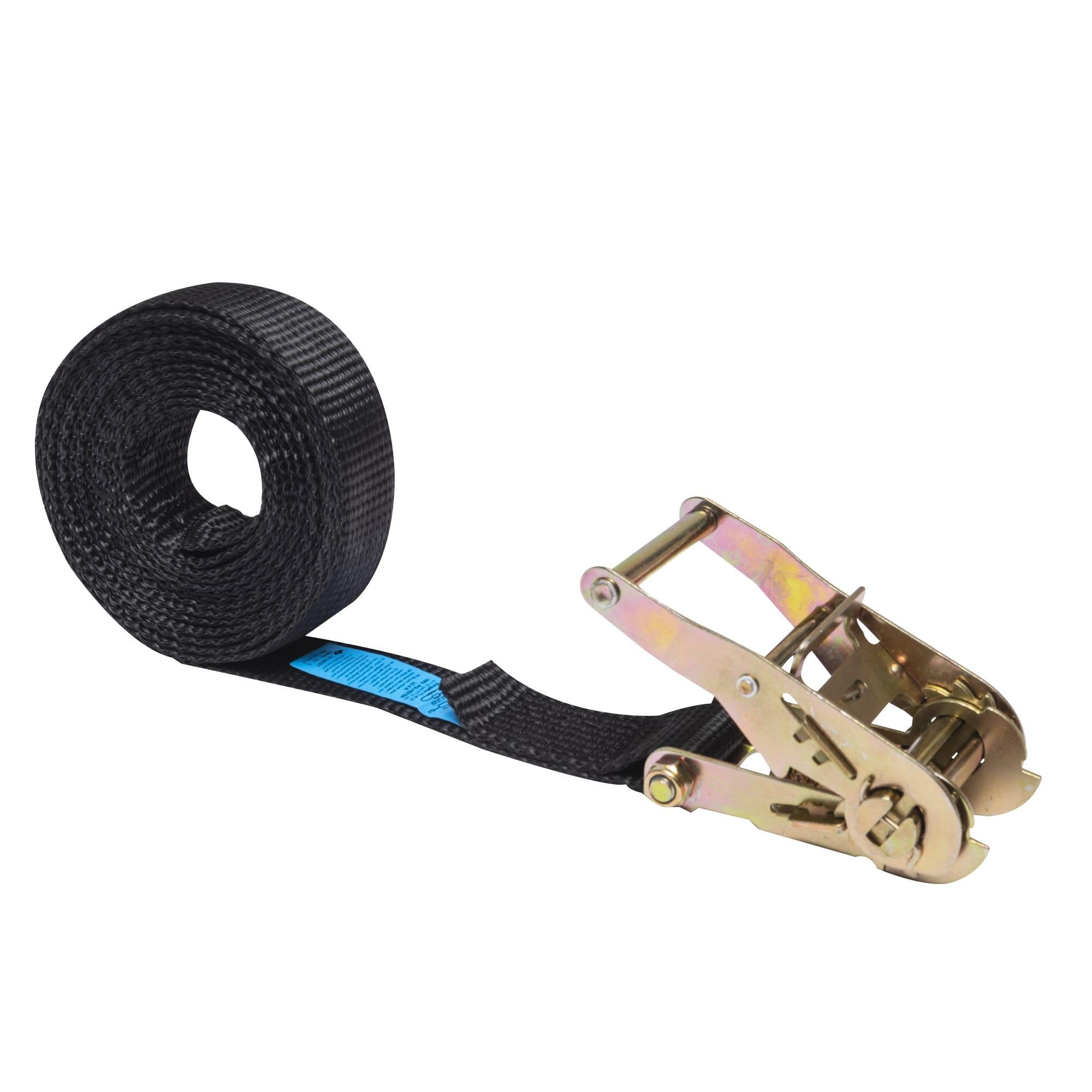 Sangle cliquet 2 tonnes 4 m x 35mm, Noir