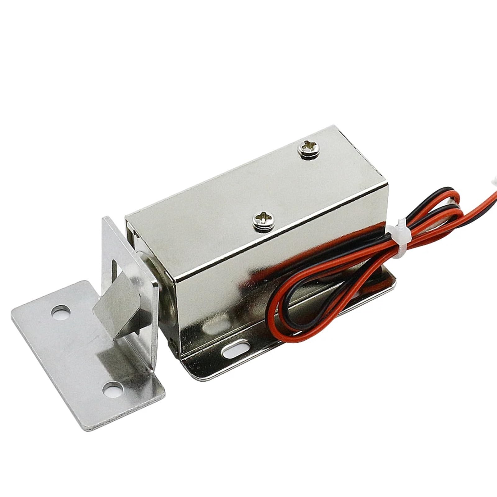 Serrure de porte électrique 12V CC avec verrou électromagnétique et gâche