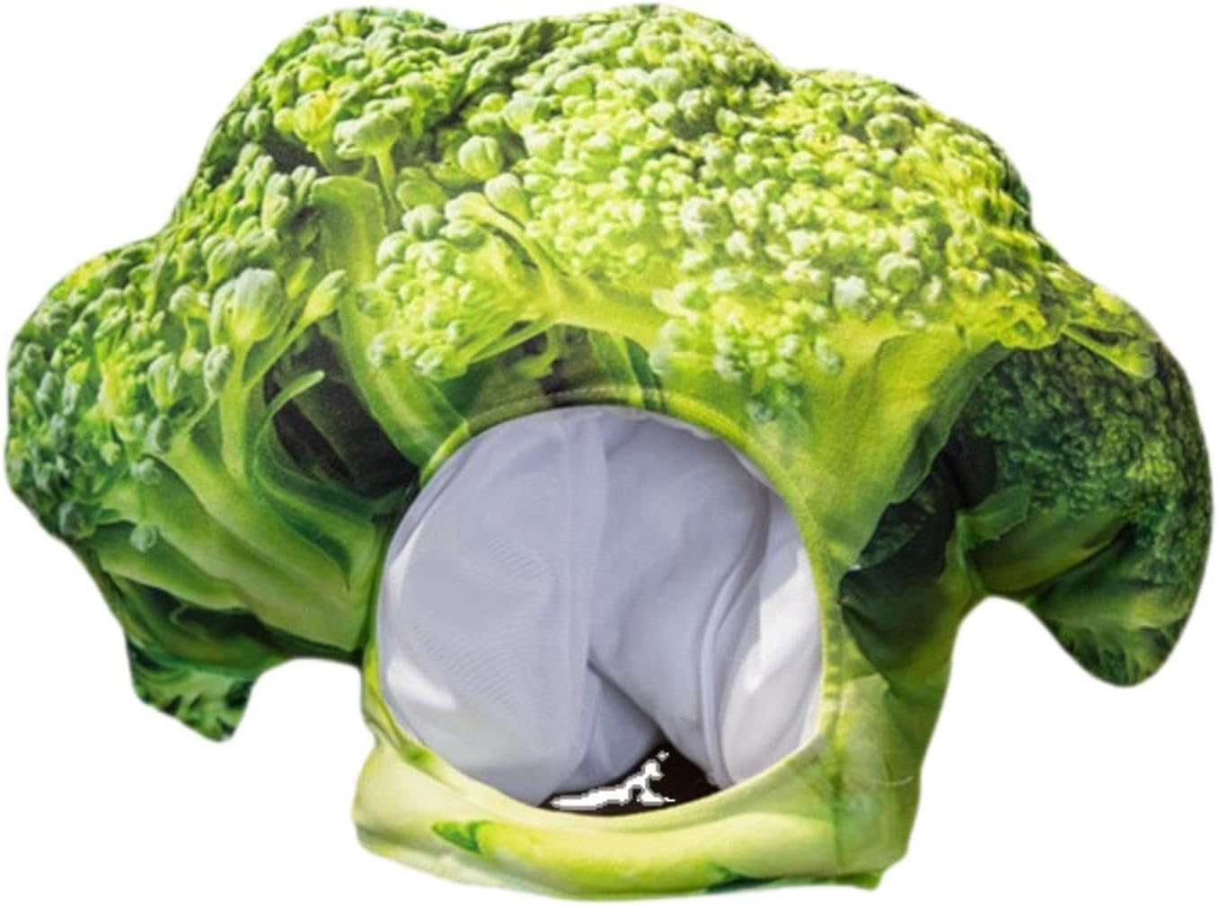 kowaku Plush Headgear Hat Broccoli Dress up Cosplay up Headwear Cute Full Headgear Cap