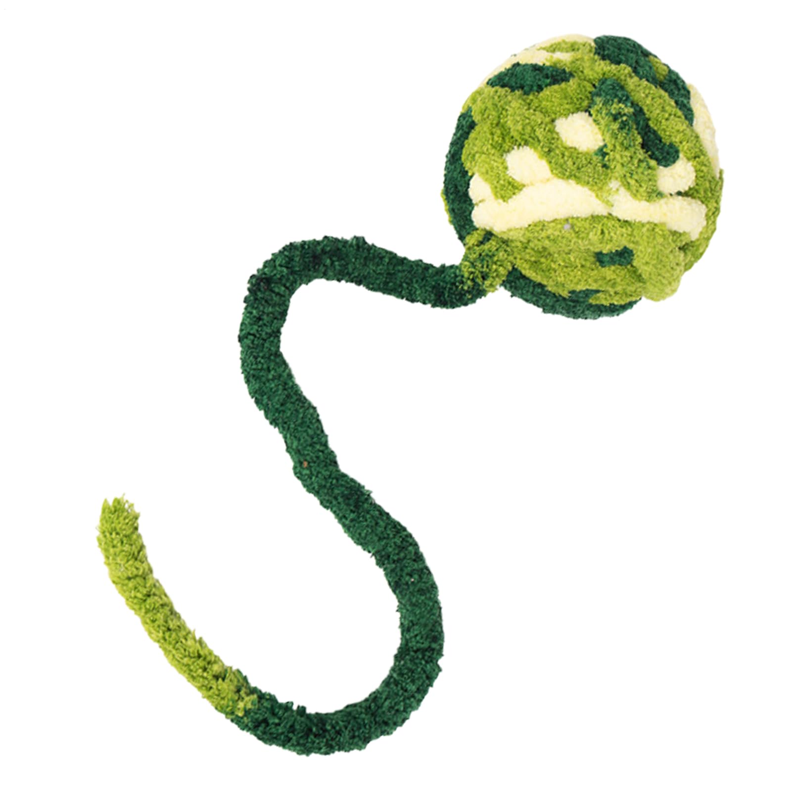 Parlayildiz 猫のひもおもちゃ | ソフトでインタラクティブなカラフルペットゲーム、ベル内蔵 - 猫ボール | トレーニング 運動 精神的刺激 引っ掻き 登り 家庭用 屋外用 床遊び 旅行用向け