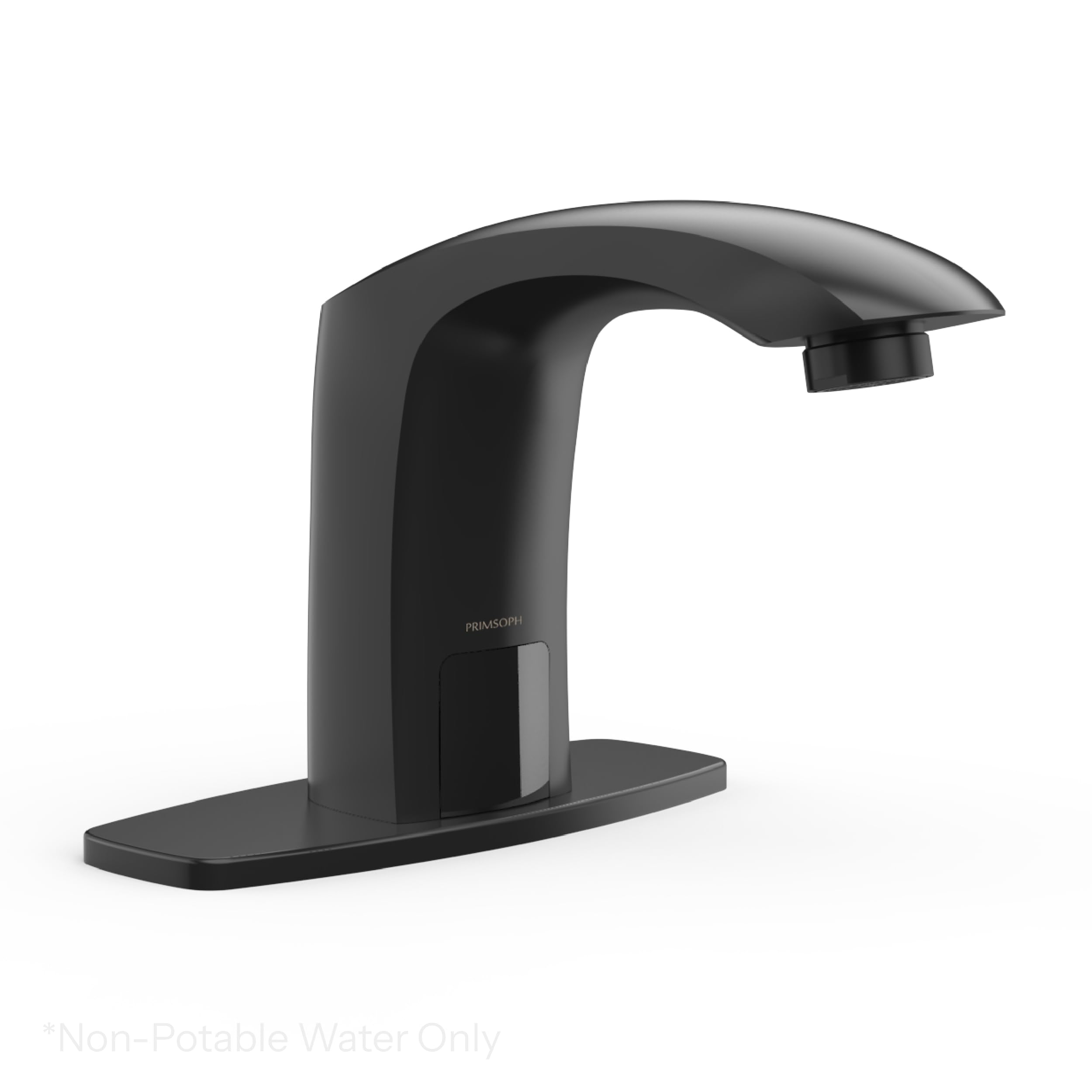 Commercial Hands Washing Touchless Faucet Non-Potable Water Only Matte Black