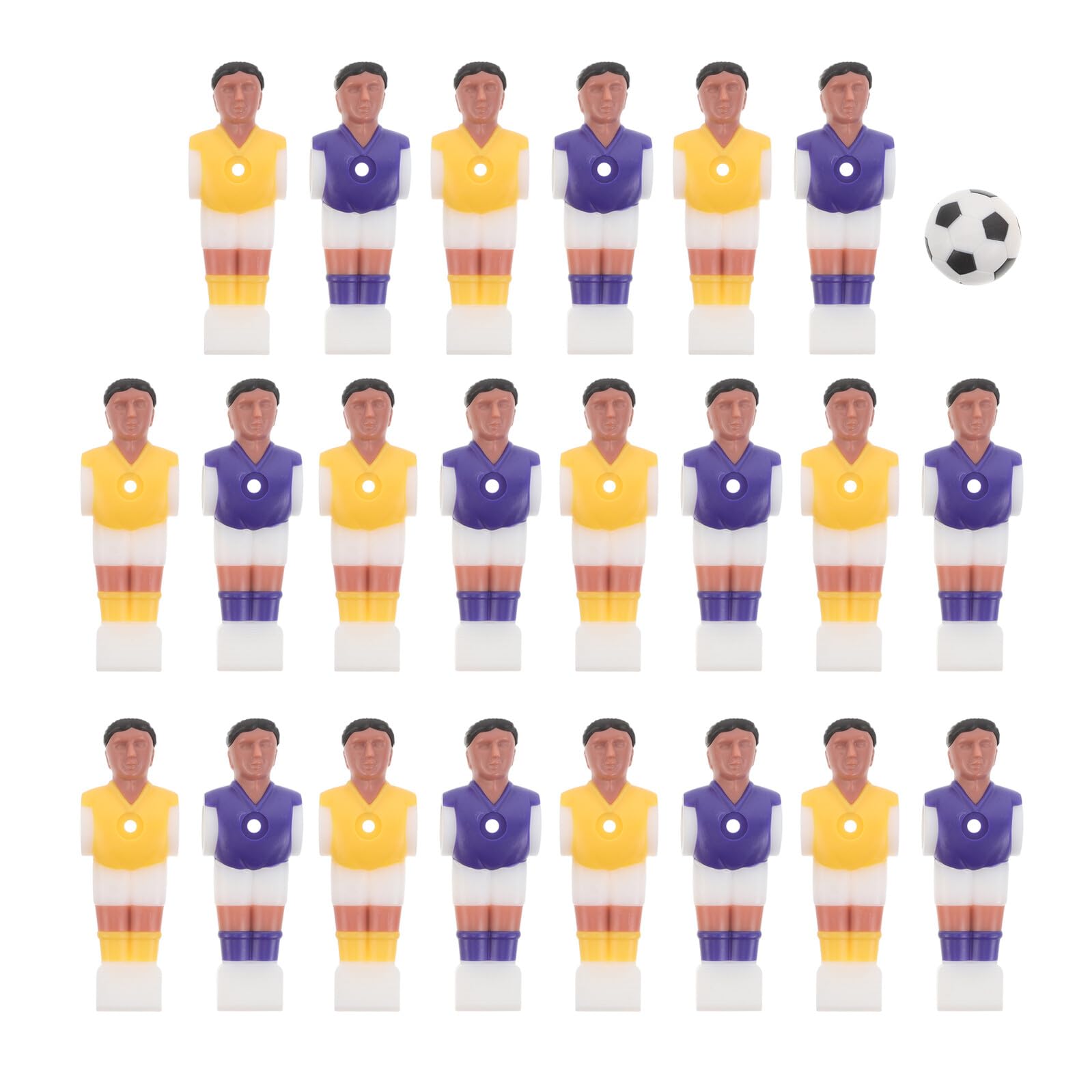 Giocattoli Calcio Balilla Giocatori Sostitutivi in Resina per Tavolo Calcio Balilla Accessori per Giochi da Tavolo Sportivi Action Figure per Biliardino