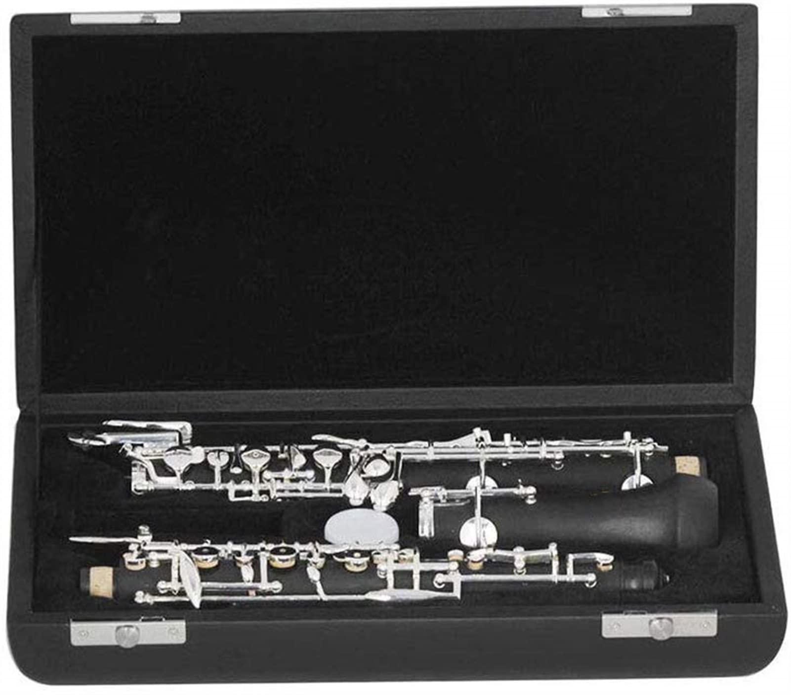 ZUZU Profesional C Key Oboe Estilo semiautomático Cuproníquel Plateado Oboe Completamente automático Piezas de Oboe (Color : Semi-Automatic)