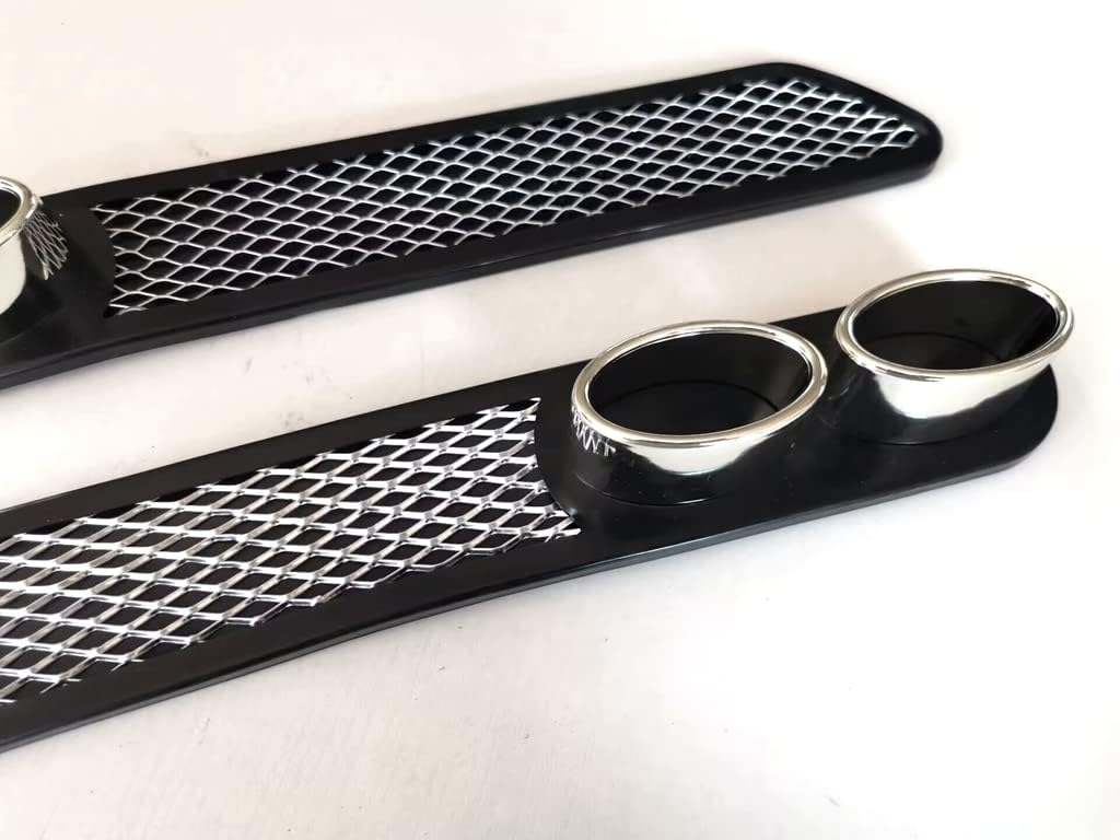 New Protective Universal Rear Bumper Scoops Compatible with Nissan GT-R X-Trail Leaf Tiida Versa Altima Navara Pathfinder Qashqai Armada Rogue Almera (Black)