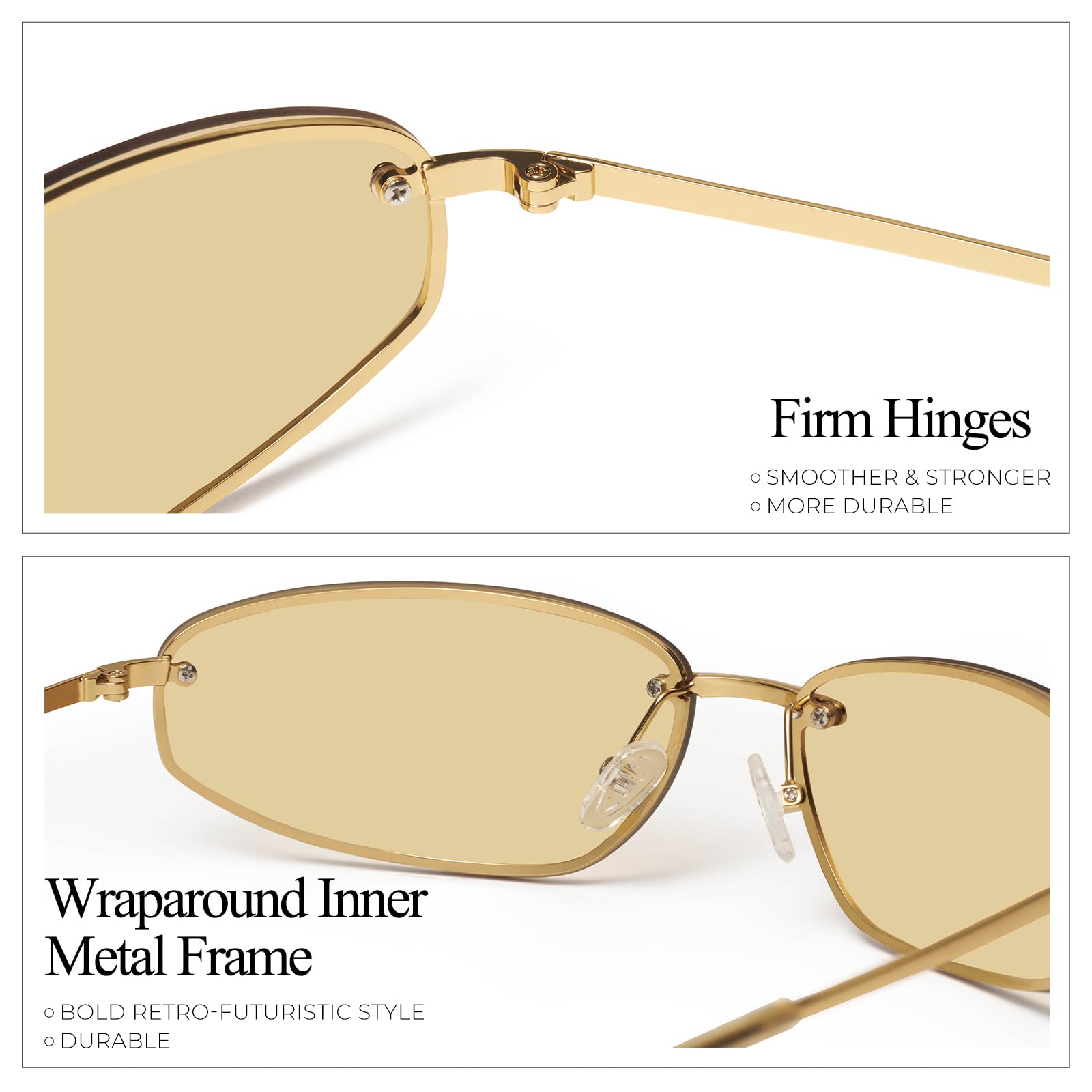 Amazon.com: MOSANANA: Y2K sunglasses