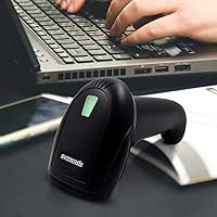 Vista 8 de Escáner de código de barras inalámbrico USB con soporte, escáner de código de barras symcode versátil 2 en 1