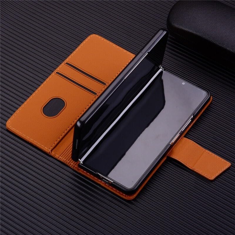 Étui portefeuille Z Fold 6 marron idéal pour vos déplacements - 3