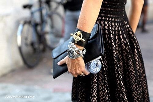 Miniatura 6 de CRAFTMEMORE 2 juegos de placa rectangular con anillo en D de 58 pulgadas con conector de puente de rosca para bolso, collar decorativo, gargantilla