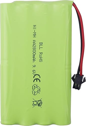 Miniatura 4 de sea jump Batería recargable AA de 9.6 V 2800 mAh con enchufe SM-2P y cable de carga USB para control remoto de coche RC camión tanque de ingeniería