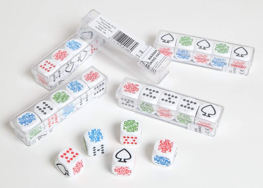 Poker Dice - Large 17mm Dice