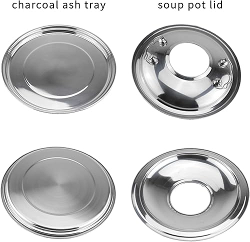 Miniatura 8 de SANQIAHOME Olla caliente de carbón chino, estufa de picnic, 2.3 litros