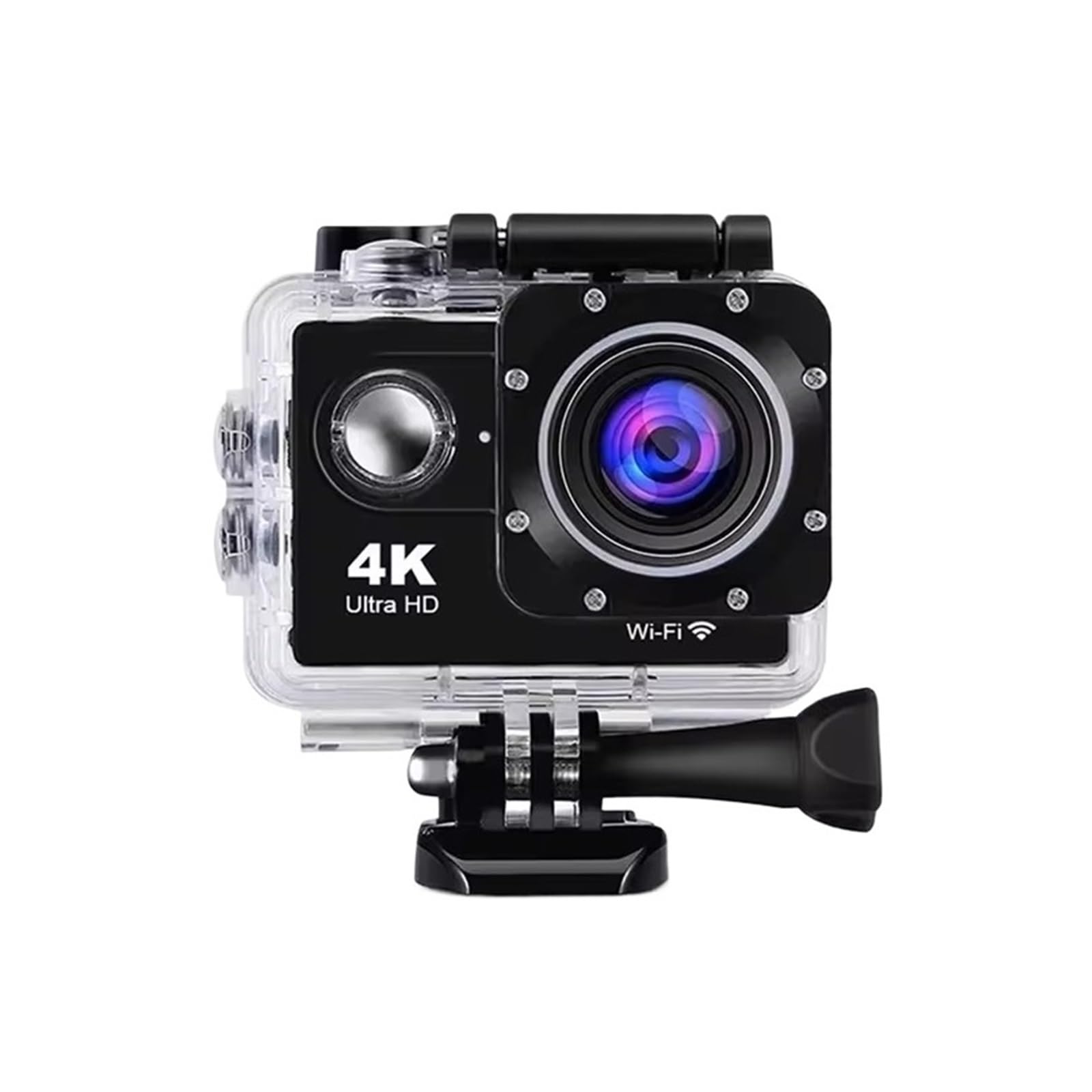 4K Macchina Fotografica di Azione 1080P/30FPS WiFi 2.0 "170D Subacquea Casco Impermeabile Videocamera Registrazione Telecamere Sportive Mini cam esterna(WHITE)