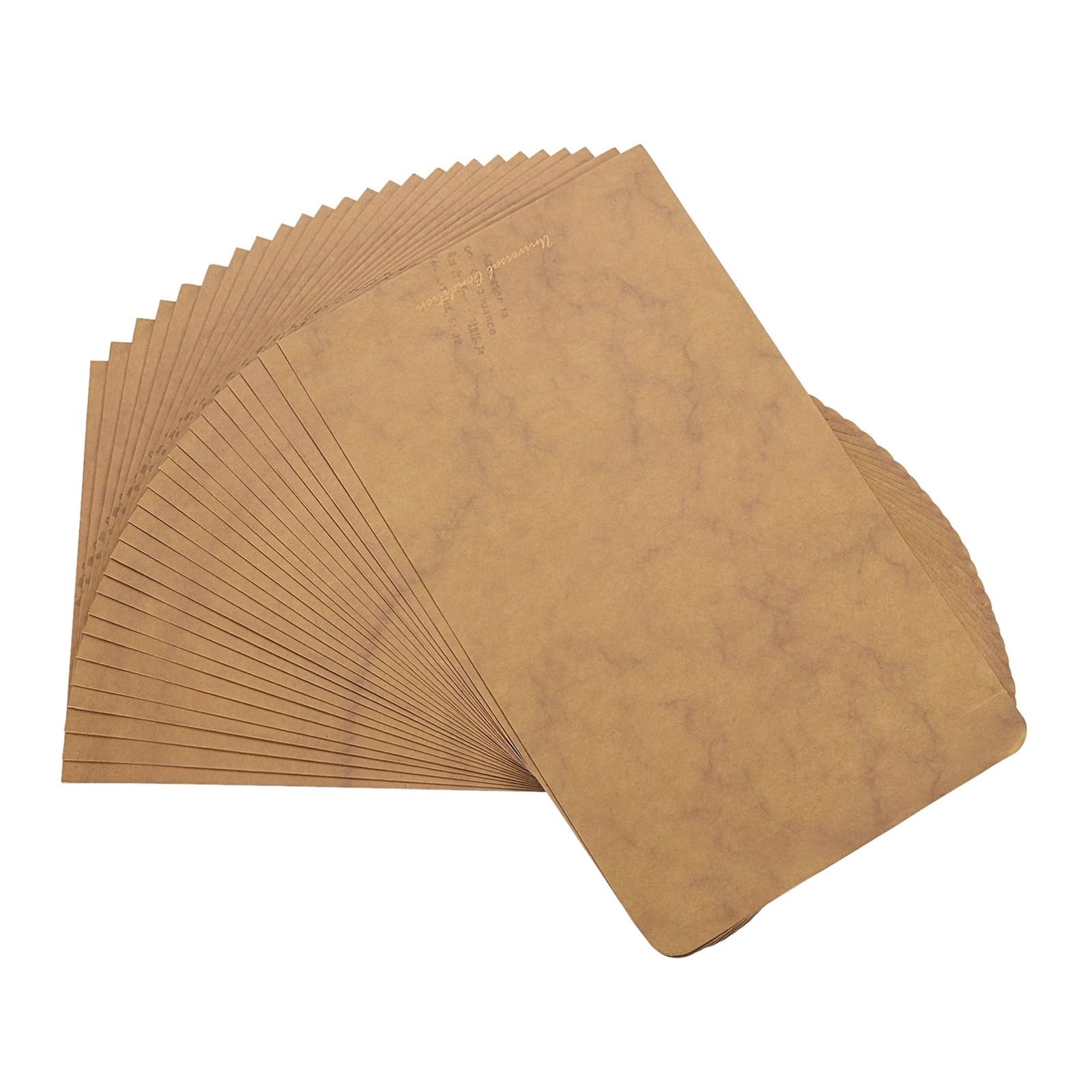 Koperty na zaproszenia, Envelopes 25 Pcs Yellow Brown 25x16cm For Christmas Birthday Wedding Thanksgiving