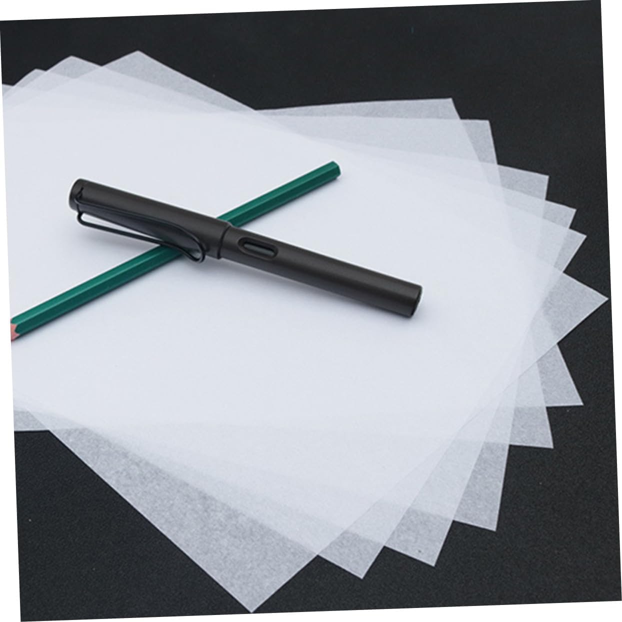 ETHZZLE 200pcs Translucent Tracing Paper with Transparency Smooth Writing for Calligraphy Drawing Sketching and Scrapbooking