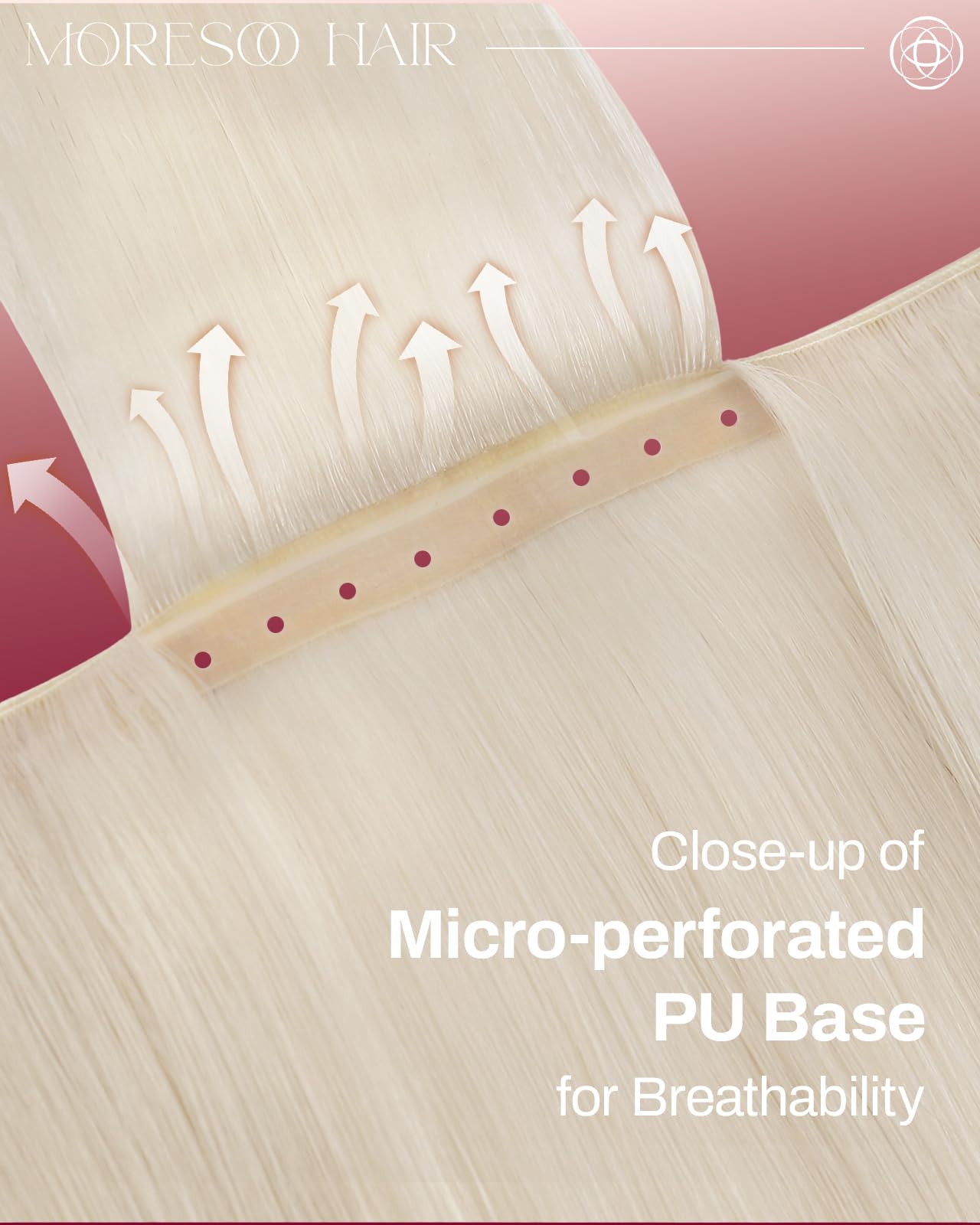 Moresoo Weft Hair Extensions Real Human Hair Medium Brown Highlighted Platinum Blonde Sew in Human Hair Extensions Brown to Blonde Full Head Remy Straight 18 Inch 100g/Pack #P6/60 — view 211