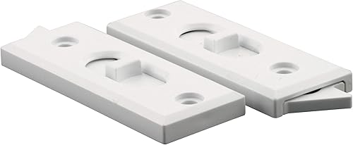 Slide-Co 171755 Pestillo inclinable de plástico blanco (paquete individual)