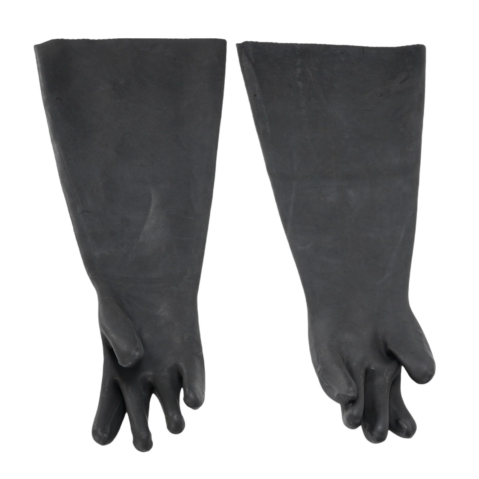 Gants de Sablage Robustes, Gants en Latex de 82 Cm pour Travaux de sécurité et de Protection au Sablage, pour Cabine de au Jet de Sable