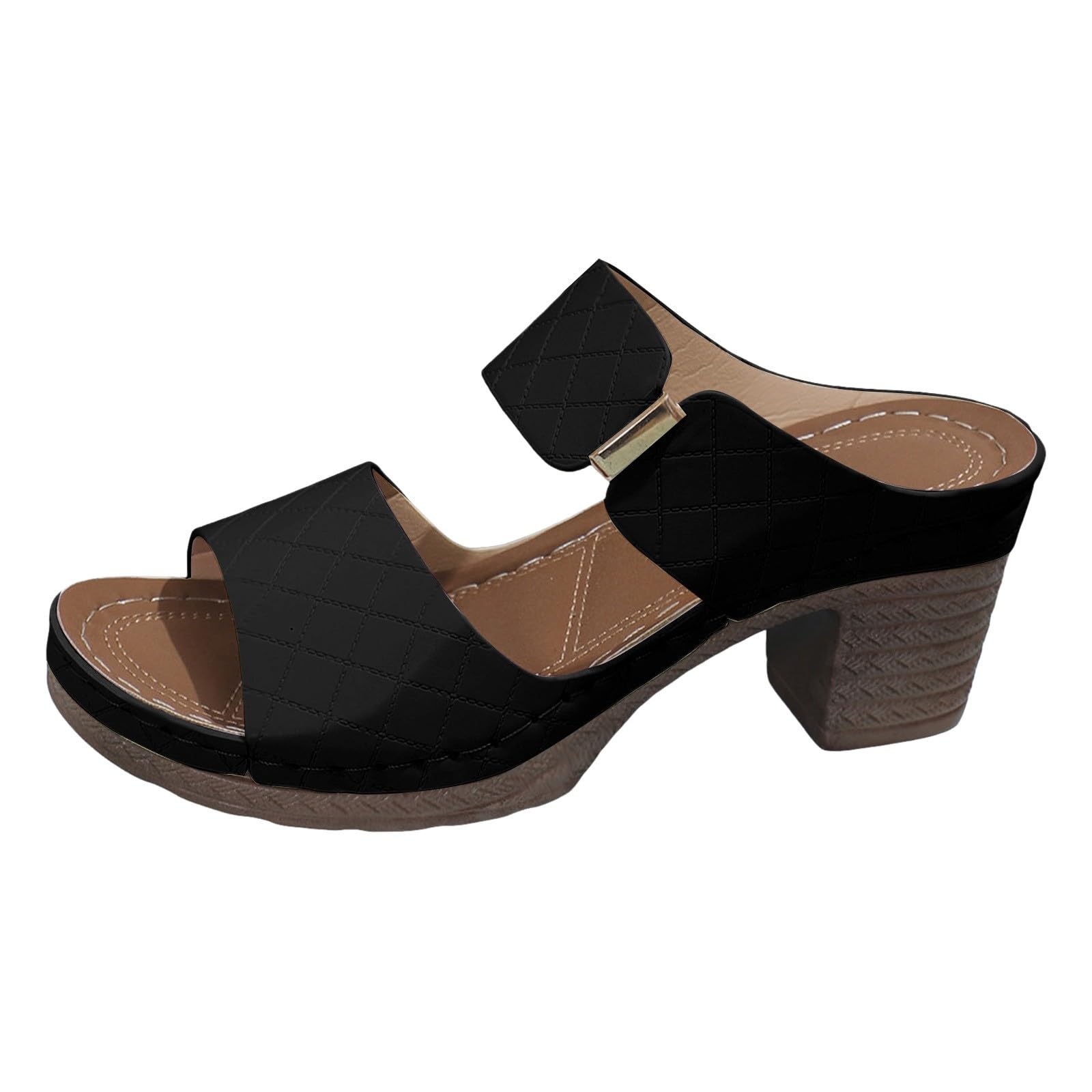 Platform Wedge Sandals for Women 2025 Dressy Summer Ankle Strap Wedges Casual Hollow Out Open Toe Low Heel Comfortable Sandal Work Sandals for Women