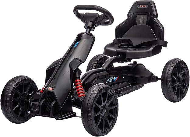 12V Electric Go Kart for Toddlers, Drift Kart with 7Ah Battery 35W Motor, High/Low Safety Speed Max 2.8MPH for Child, Max Load 66lbs, Electric Vehicle Toy for Kids Christmas Birthday Gift