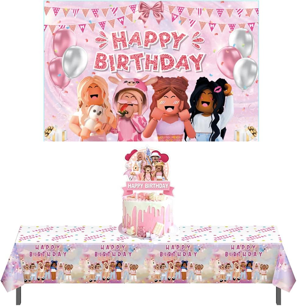 db11 Robot Sandbox Game Birthday Party Decoration Sandbox Game Banner Sandbox Game Birthday Party Tablecloth Sandbox Game Cake Topper Baby Shower