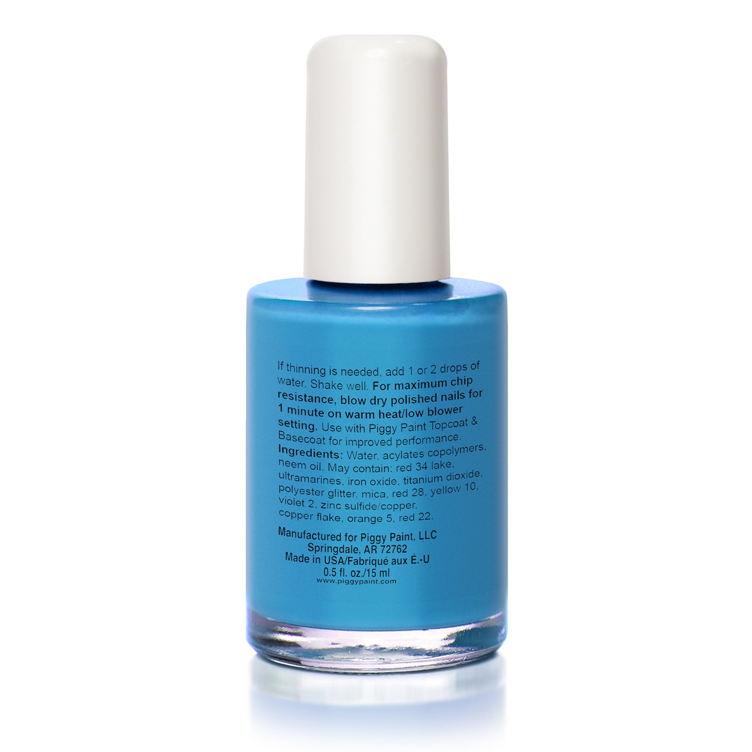 Esmalte de uñas Piggy Paint, no tóxico, sin químicos, seguro