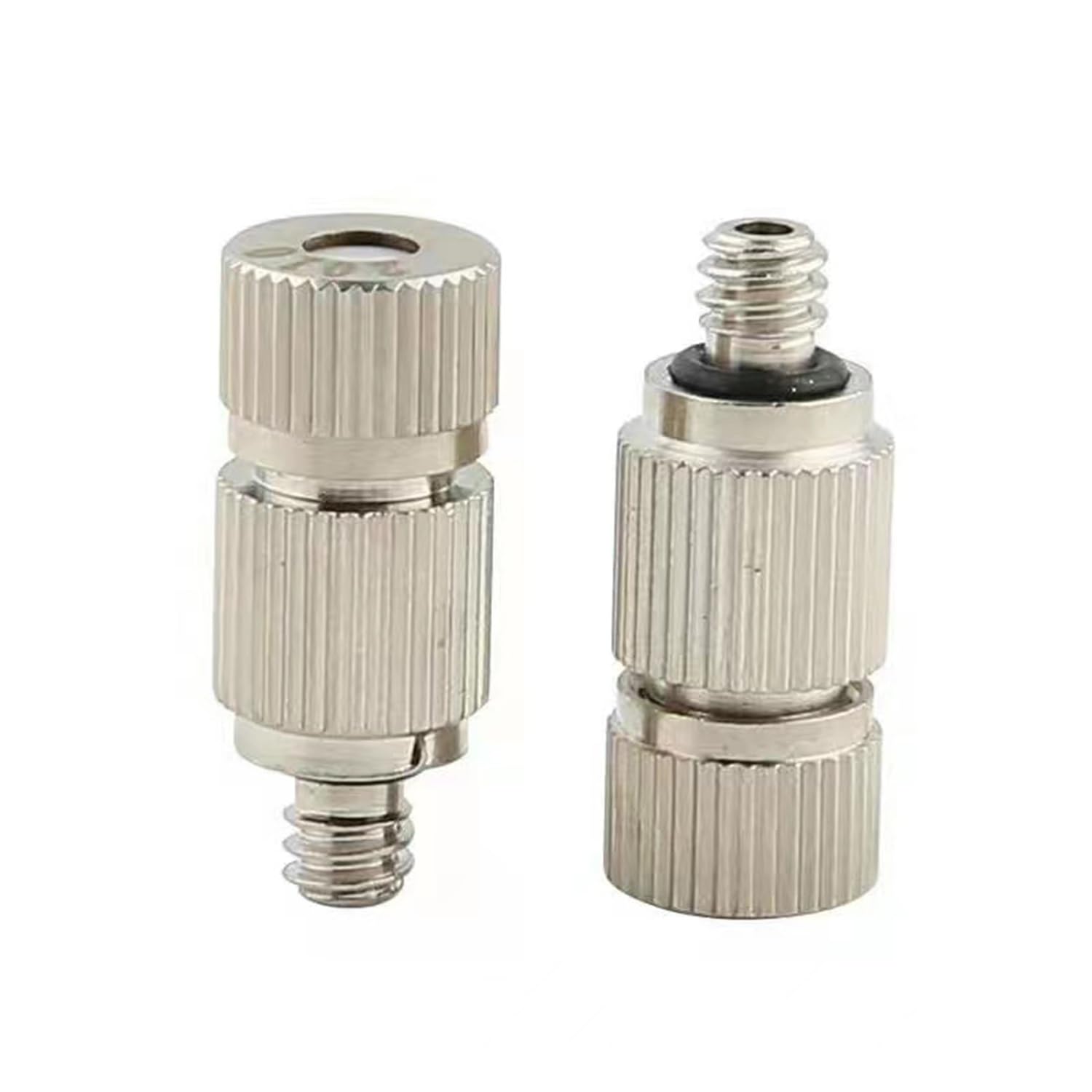 Ziubmvdyc Two Sections High Pressure Misting Nozzles, 50Pcs Stainless Steel Orifice 0.1-0.8Mm Hole Diameter(0.4Mm Hole Diameter)