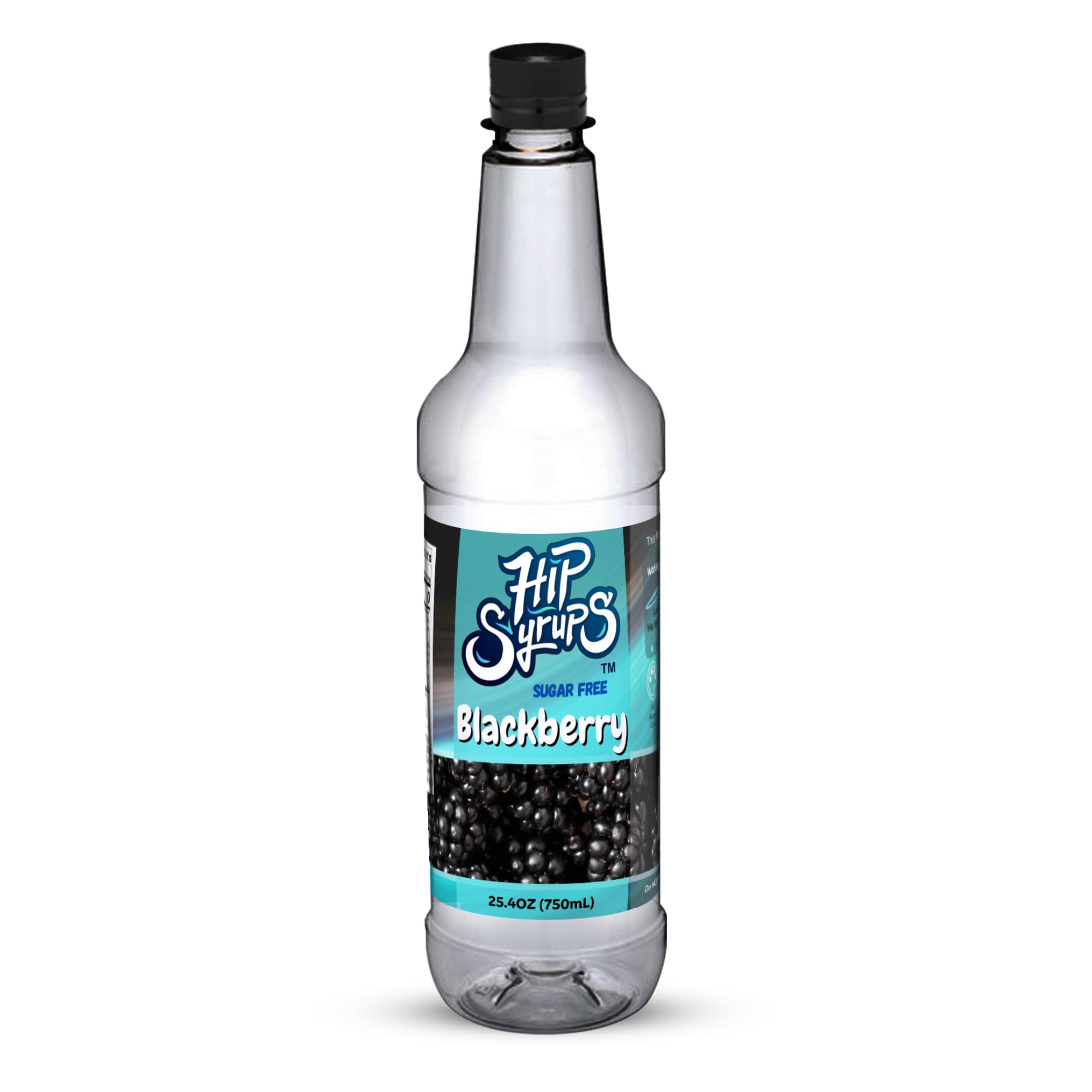 Hip Syrups - Blackberry Sugar Free Simple Syrup Designed for Water Flavor, Bubble Tea, Boba Tea, Cocktails,Blackberry Flavoring, Water Enhancer, Drink Mix for Ice Tea, Lemonade & More, Zero Calorie Flavoring, Keto Friendly, Sugar Free