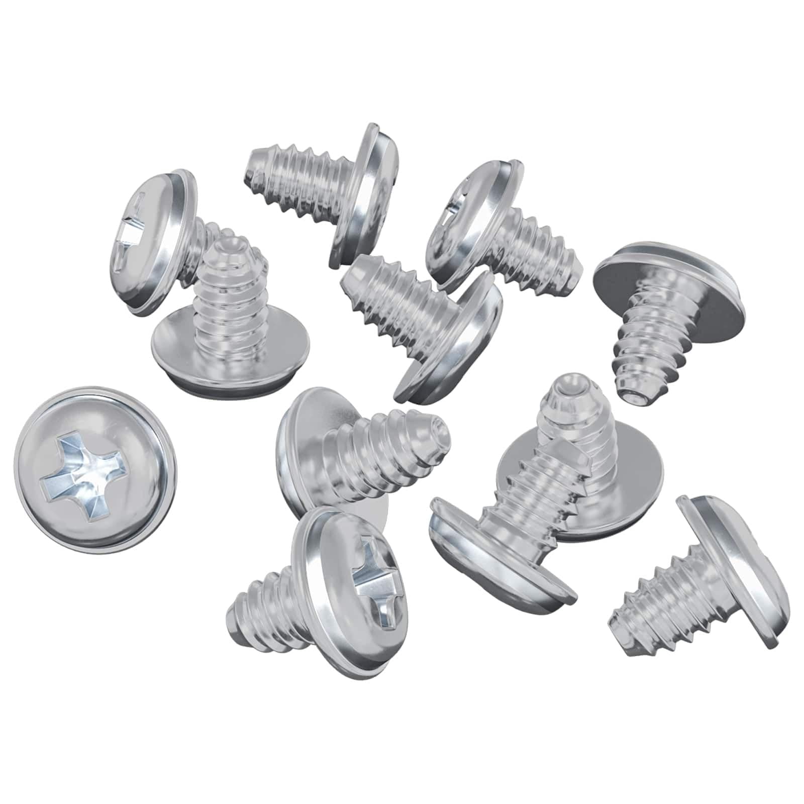 Schrauben aus Eisen M4 x 5 mm silber poliert Linsenkopf Phillips Antrieb 19149 Stück für Holz Innenbereich Renovierung Möbelbau stabile edelstahl-schrauben